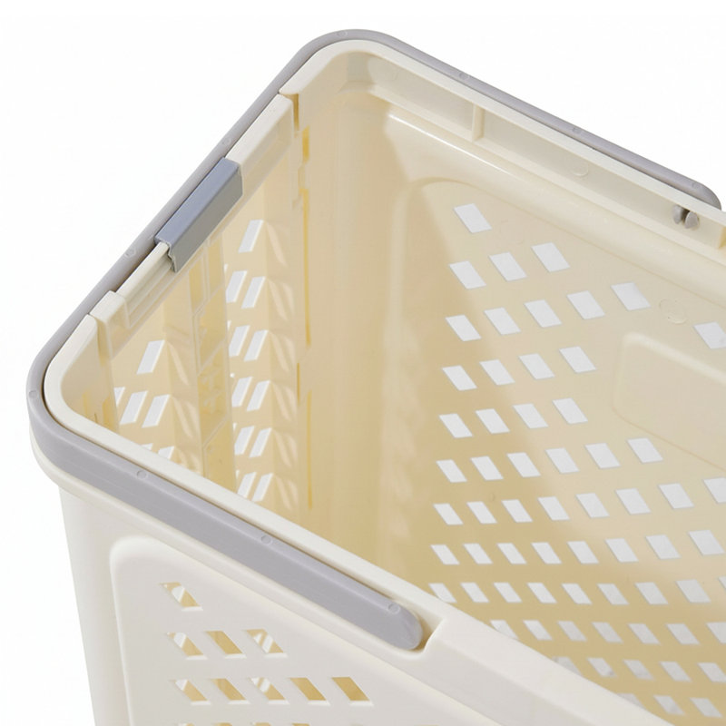 Decorative Basket, Beige, 47cm H x 35cm W x 18cm D