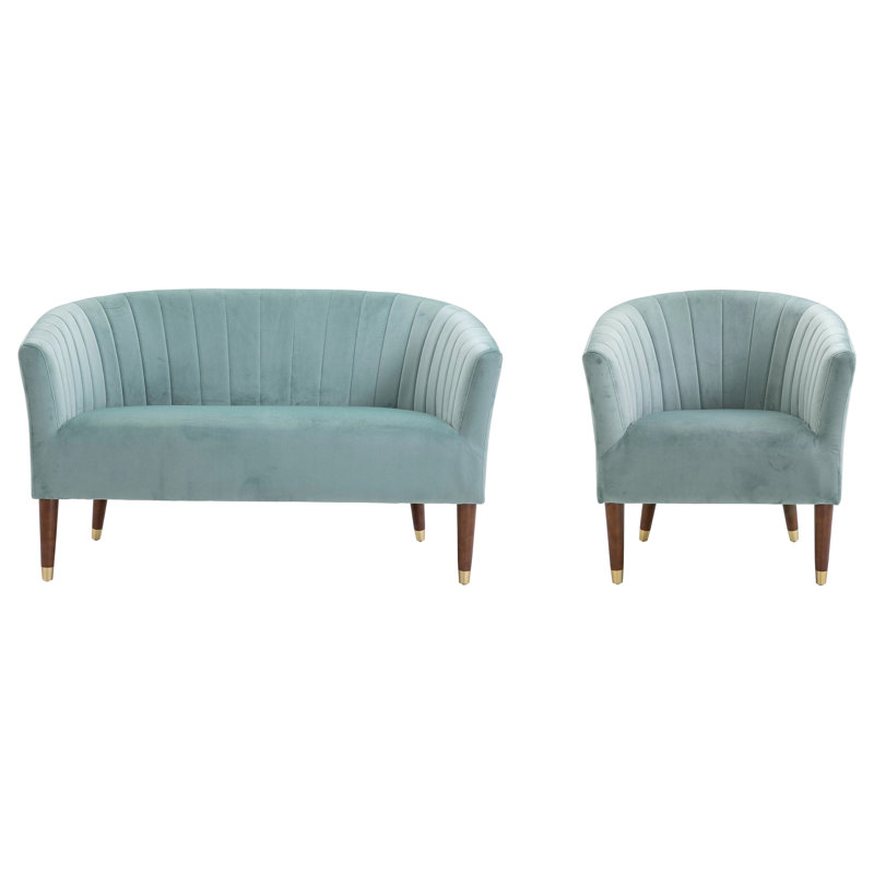 Arthur 2 - Piece Velvet Living Room Set