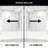 Hamilton 56-60" W x 68" H Sliding Frameless Tub Door with 3/8" Clear Glass-89151702