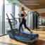 Tapis de course courbé, machine à rouler manuelle non motorisée pour usage domestique et commercial avec écran ACL personnalisé et résistance au fer de 1 à 6 niveaux, capacité de poids de 440 lb