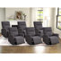 32.3" Wide Modern Comfortable Upholstered Swivel Manual Recliner with Glider