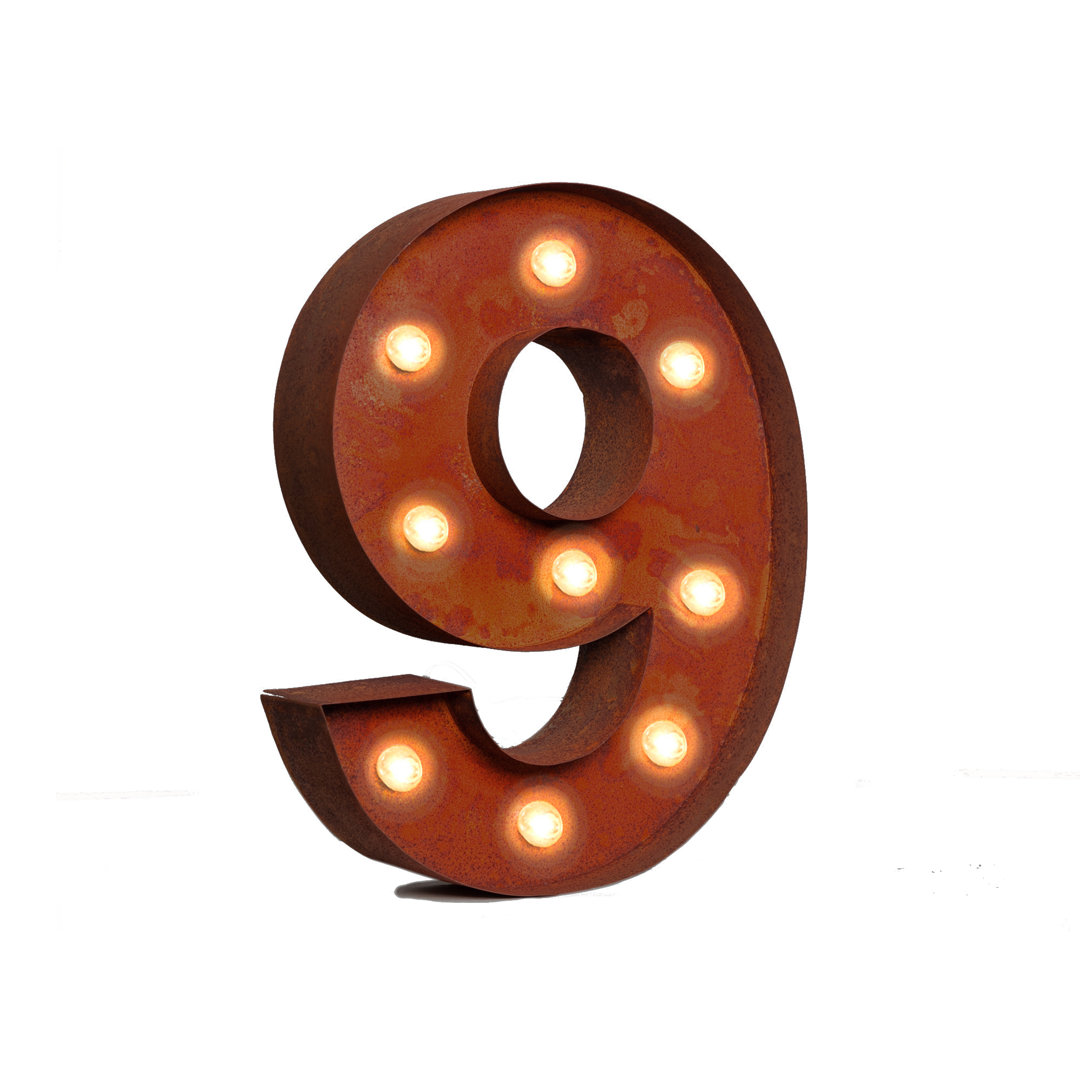 Number 12" LED Marquee Sign 17 Stories