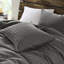 Housse de couette très grand / très grand 3 pièces avec texture gaufrée - différentes couleurs pour un look spécial, confort en coton confortable, douceur pré-lavée à la pierre, fermeture à bouton sécuritaire, qualité de sommeil toutes saisons 3 pièces naturellement-124961229-124961230