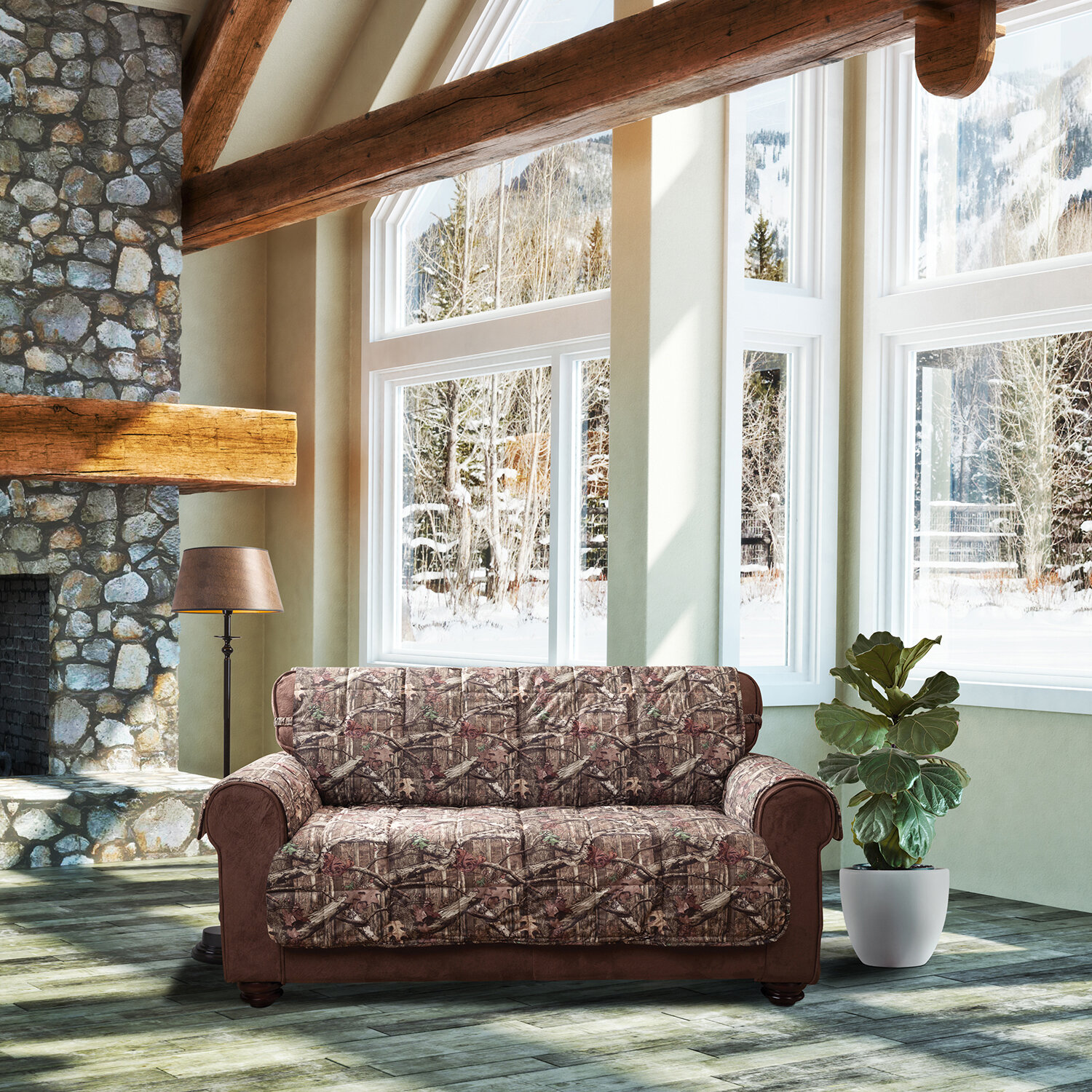 hjul Frustration vinde Mossy Oak Breakup Infinity Box Cushion Sofa Slipcover & Reviews | Wayfair