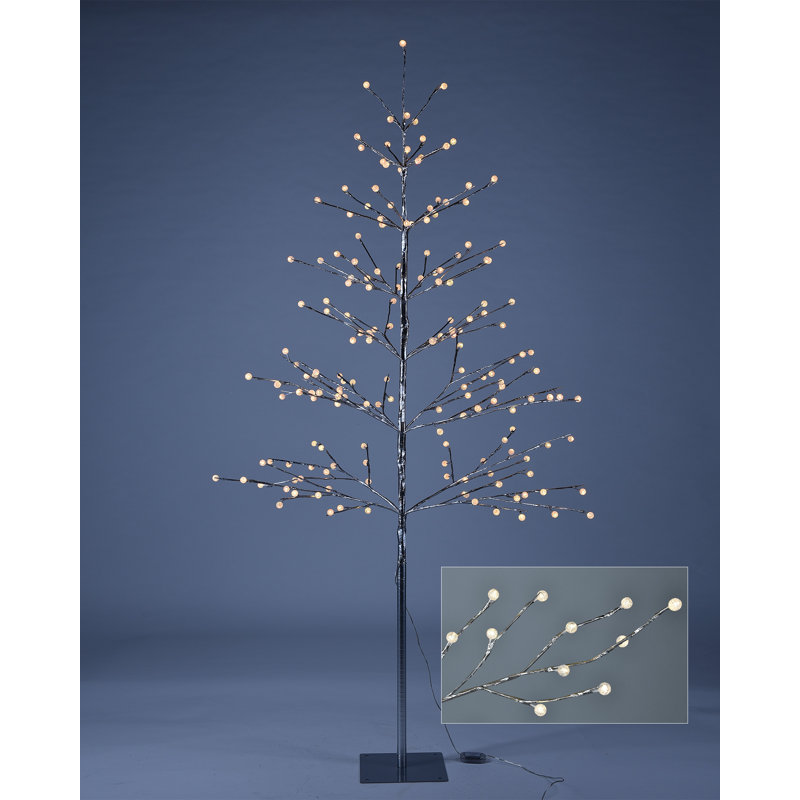 8.38 " LED and Integrated LED Indoor / Outdoor Lighted Trees & Branches, Silver
