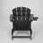 HDPE Folding Adirondack Chair With Dual Cup Holder-3989139