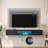 Floating Wall-Mounted TV Stand with 16-Color LED, 63" Modern Entertainment Center for 55-65" TVs-295531100