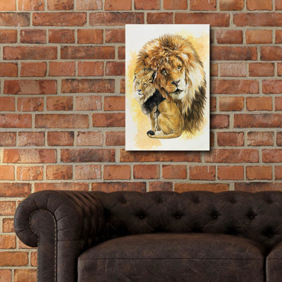 «Protector» par Barbara Keith - peinture sans cadre
