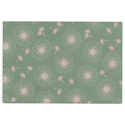 Tapis rectangulaire Priscila avec envers antidérapant