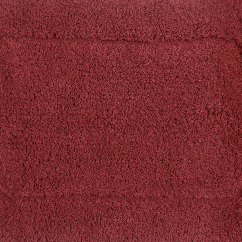 Morissette 4 Piece Bath Rug Set, Red