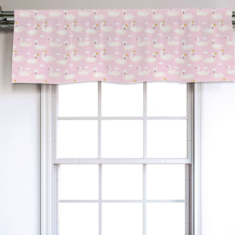 Sateen Ruffled Window Valance