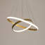 Adrainne 2 - Modern LED Double Ring Pendant Chandelier – Adjustable Aluminum Ceiling Light Fixture for Living Room, Dining Room & Bedroom-1985559965