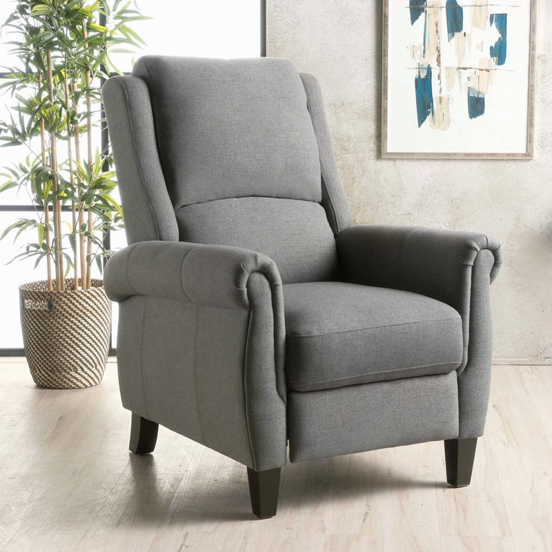 Canapé inclinable en tissu Mid-Century