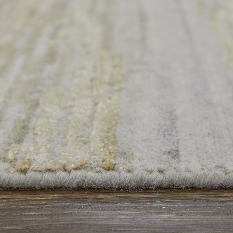 Eastfield Abstract Area Rug in Beige/Gold/Ivory, Rectangle 12' x 15'