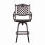 Tabouret de bar en métal pour l'extérieur