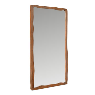 Grand miroir Ellis brun