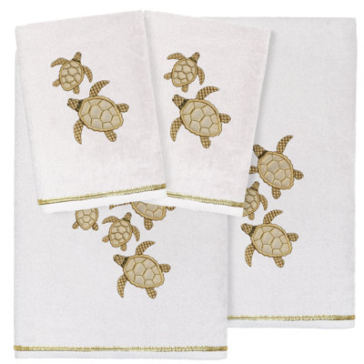 4 Piece 100% Turkish Cotton Towel Set