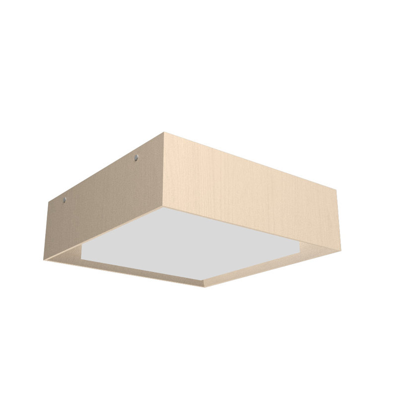 Meio 1 - Light LED Flush Mount, 4.68" H x 23.4" W x 23.4" D, Organic Cappuccino