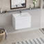 Meuble-lavabo flottant 30 po avec lavabo, meuble-lavabo mural moderne avec lavabo en résine et tiroirs à fermeture en douceur, meuble-lavabo-336465125-336465130