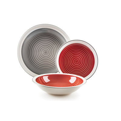 Circle Dinnerware Set 18 Piece - Service for 6