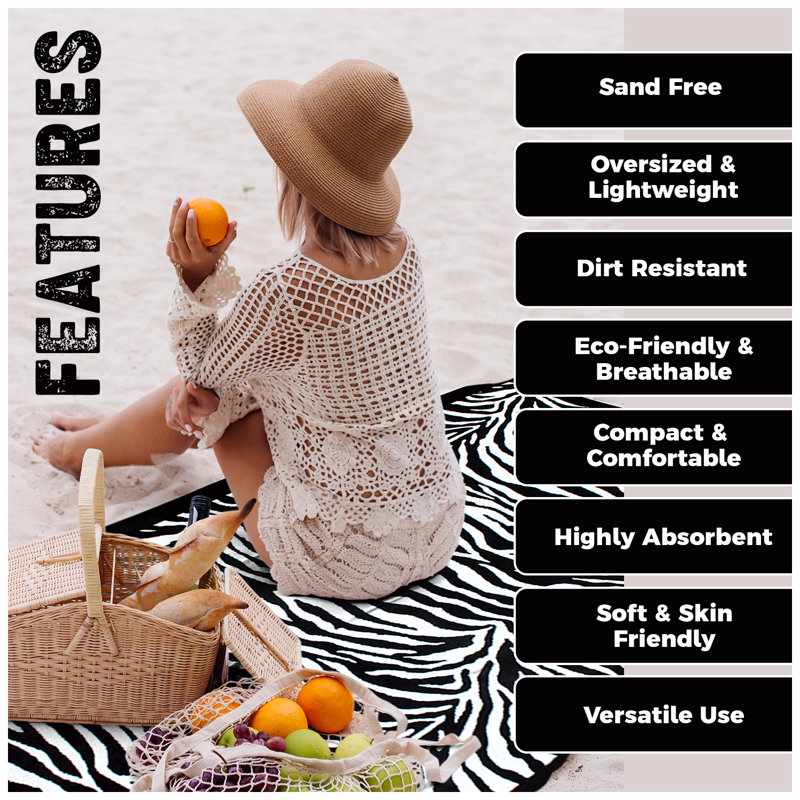 Cotton Blend Ultra Light Beach Towel