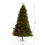 Arbre de Noël épinette vert 4 pi avec 200 lumières DEL combinées-661380447