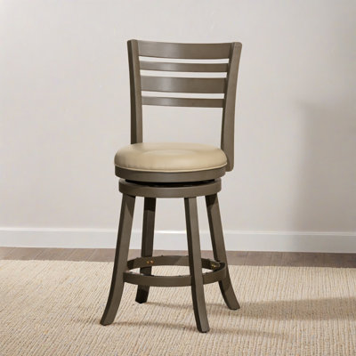 Tabouret de bar pivotant à hauteur de comptoir 24,02 po (ensemble de 1)