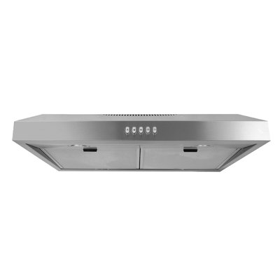 Hotte sous un meuble 30 pouces 450 CFM convertible en acier inoxydable