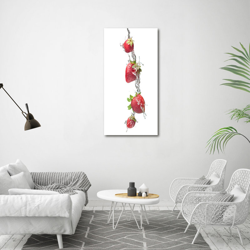 Strawberries - Wrapped Canvas Print