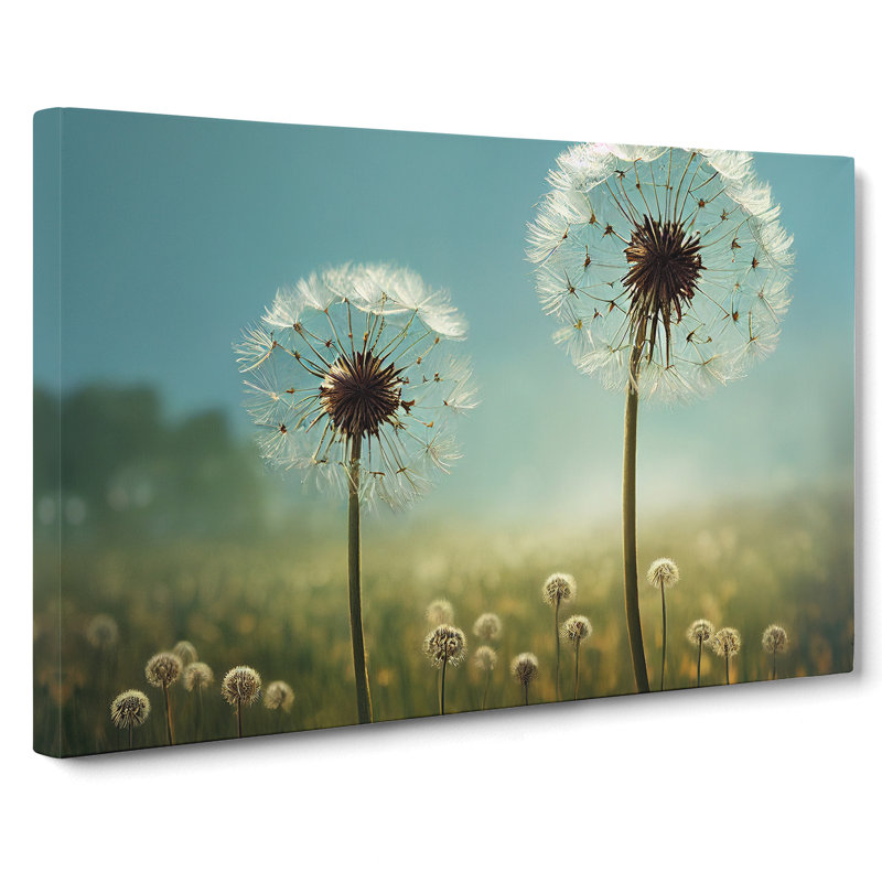 Dandelion Field Vol.5 - Wrapped Canvas, 35cm H x 50cm W x 3cm D