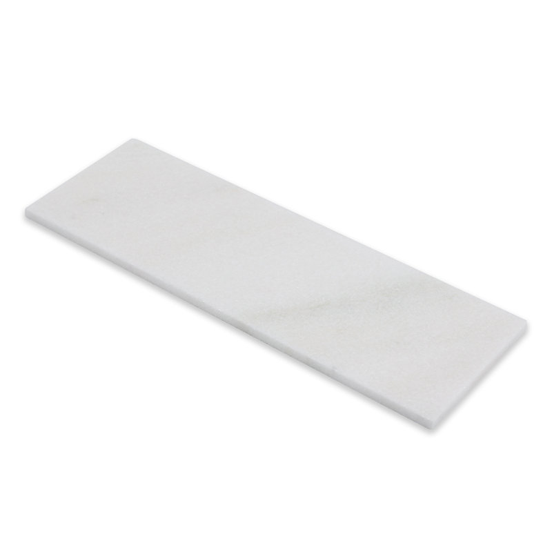 Carreau de mosaïque en marbre Aura Calacatta de 4 po x 12 po Diflart, 4 po x 12 po Subway-Aura Calacatta