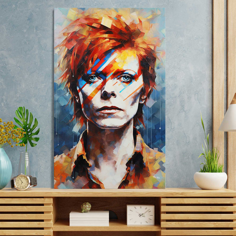 " David Bowie " Painting Print, 30" H x 18" W x 1" D