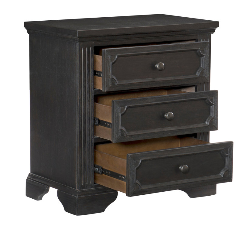 Table de chevet 3 tiroirs Traditional Design