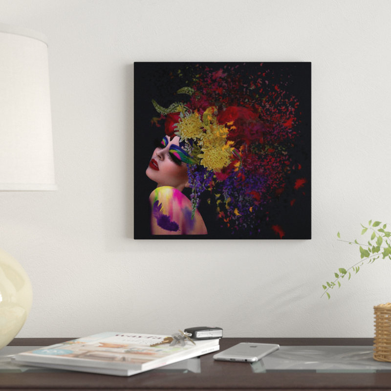 « digital art », impression sur toile, H 12 po x l 12 po x P 0,75 po