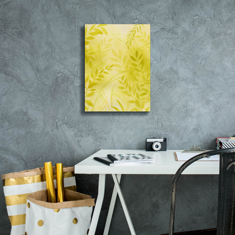  «Gilded Shadows 1» par Grace Popp, art mural sur toile, 12 po x 16 po