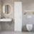 Tall Narrow Storage Cabinet 70.87" Tall Bathroom Cabinet With 3 Adjustable Shelves-123032006