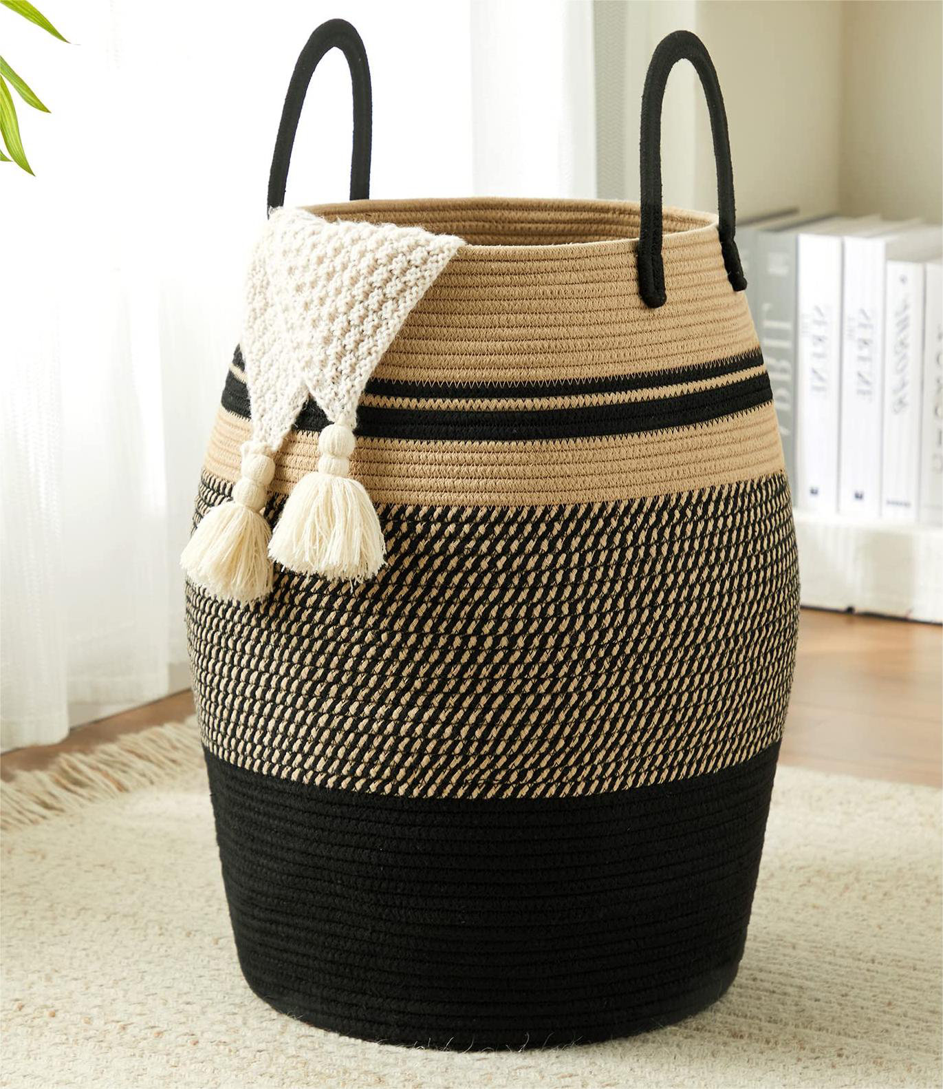 105l Collapsible Laundry Hamper With Lid Dirty Clothes Bin And