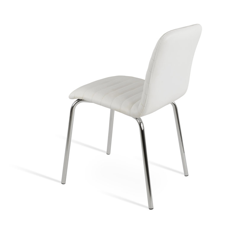 Chaise en métal Isa, Blanc