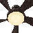 54" Ceiling Fan with Dimmable LED Light, Remote and App Control