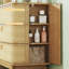 Commode 6 tiroirs en rotin pour chambre à coucher