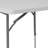 Parker 2.79-Foot Square Height Adjustable Plastic Folding Table