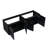 58.69'' Wall Mounted Double Bathroom Vanity Base Only