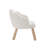 Flower Kids Chair With Solid Wood Legs-496303634