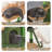 42" Cactus Cat Tree Condo, Multi-Level Tower with Scratching Posts, Perch, Ramp and Hammock for Cats