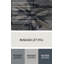 Abstrait aquarelle 89, art mural gris en métal-240841147