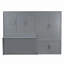 Grand lit escamotable mural avec placard, gris-2145617711