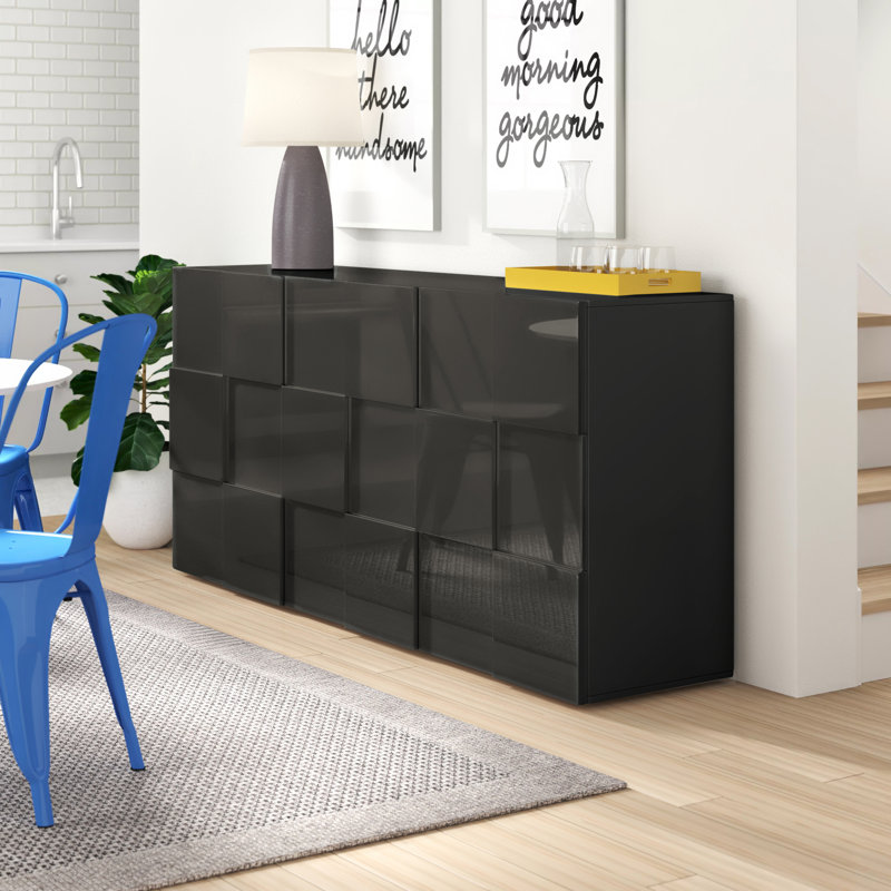 Bailee 459.74cm Sideboard, Dark Gray