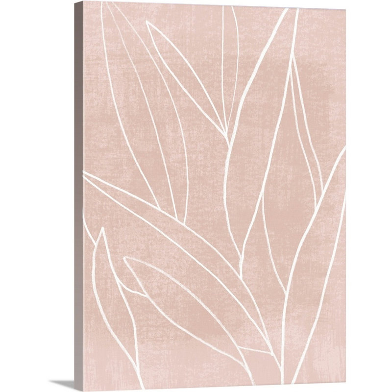 Mauve magique II, art mural sur toile, Toile tendue, H 32 po x l 24 po