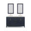 Elizabeth 60" Double Bathroom Vanity Set with Mirror-402457268-402457271