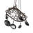 Neo Metal Handcrafted Oval Hanging Pot Rack